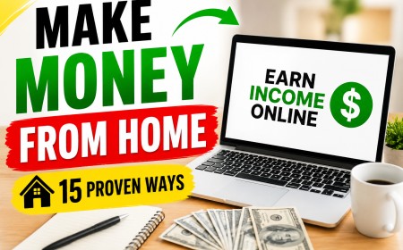 Make Money From Home - 15 Proven Ways to Earn Income Without Leaving Your House