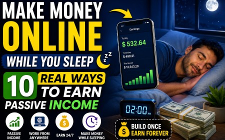 Make Money Online While You Sleep - 10 Real Passive Income Ideas
